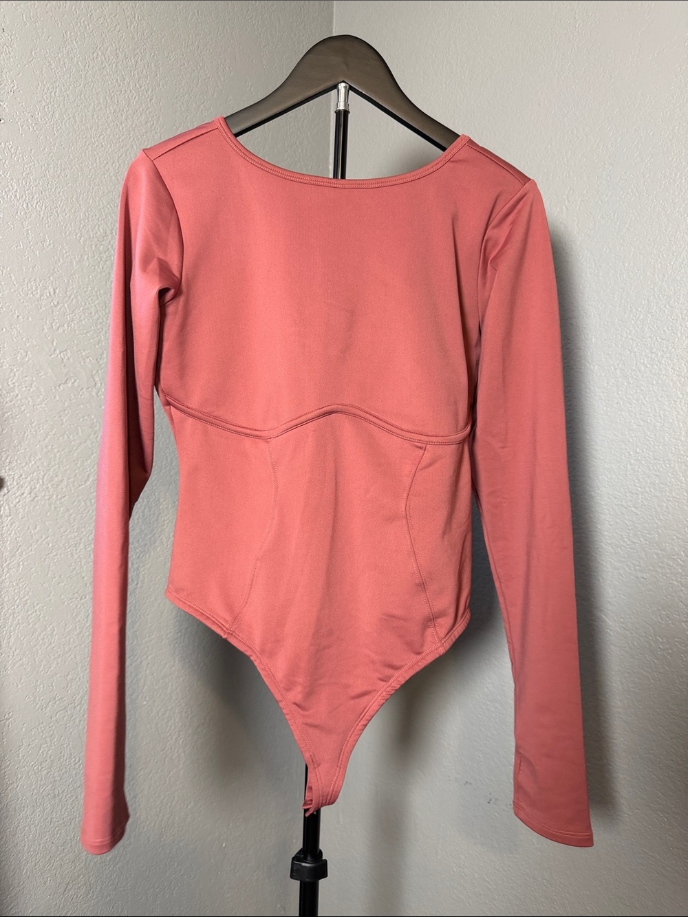 Fabletics Long-Sleeve Bodysuit in Pink